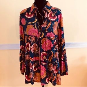 Jaase Boho floral blouse